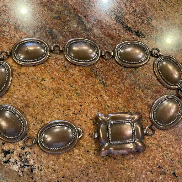 Handmade, hand crafted Antiqued Copper, Bronze  Concho Belt main image 7